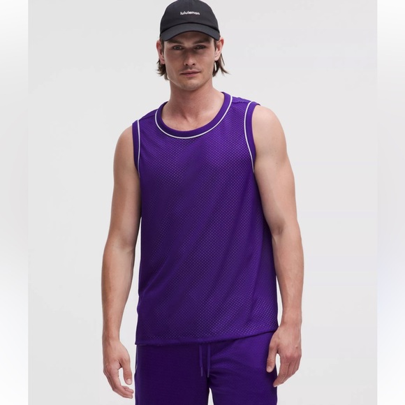Lululemon Mens Double Layered Mesh Tank Top - Picture 1 of 9